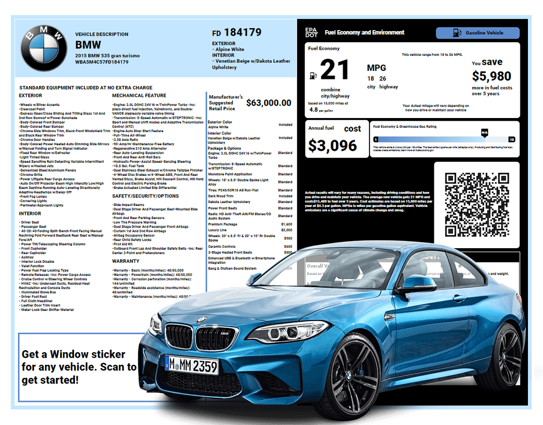 window sticker